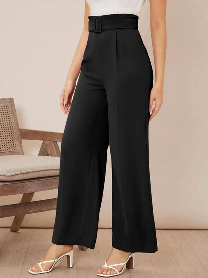 Women High-Rise Easy Wash Trousers