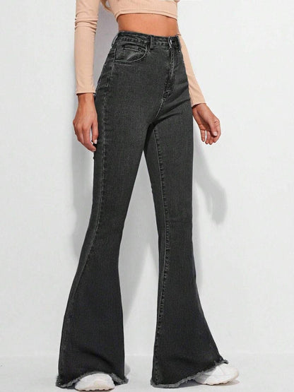 Women Bootcut High-Rise Stretchable Jeans