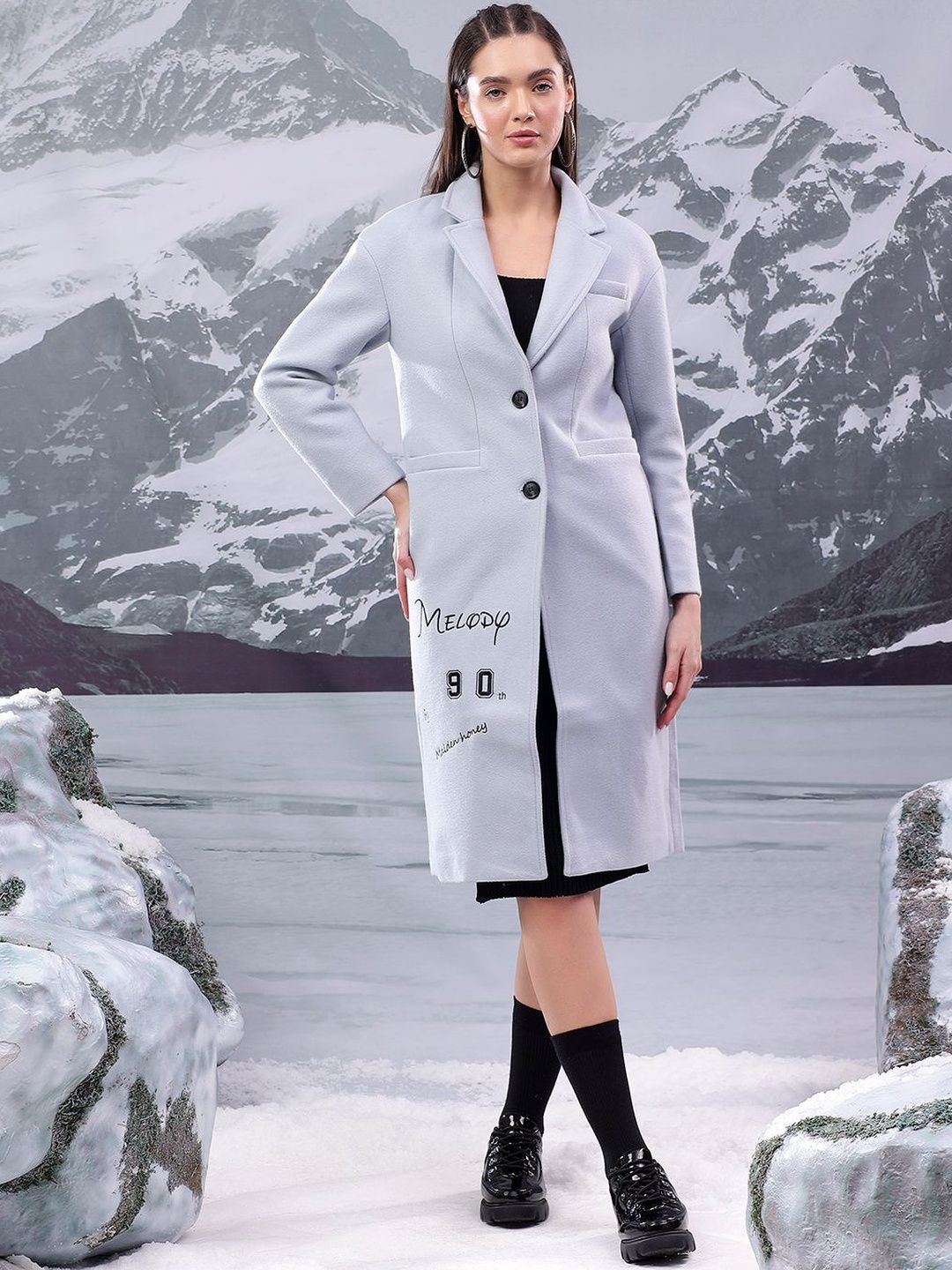 NOWI Notched Lapel Single-Breasted Casual Blazers