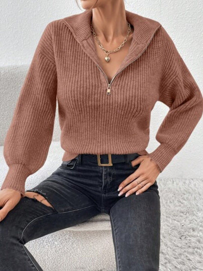 Women Ribbed Pullover