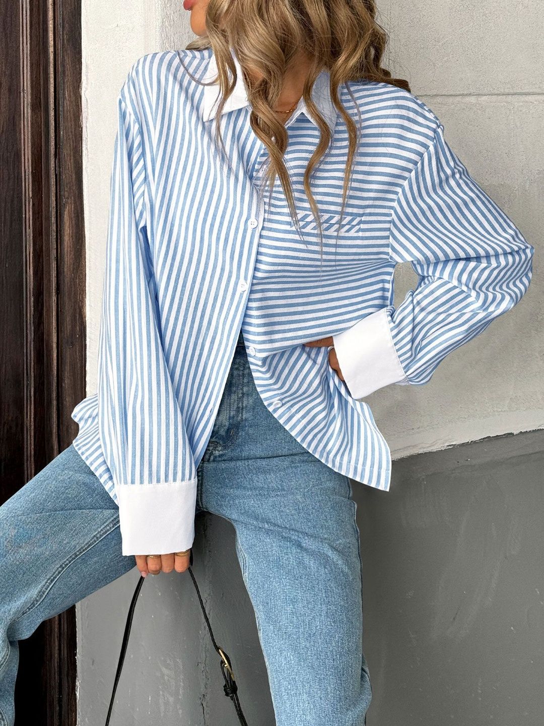 Women Striped Casual Shirt