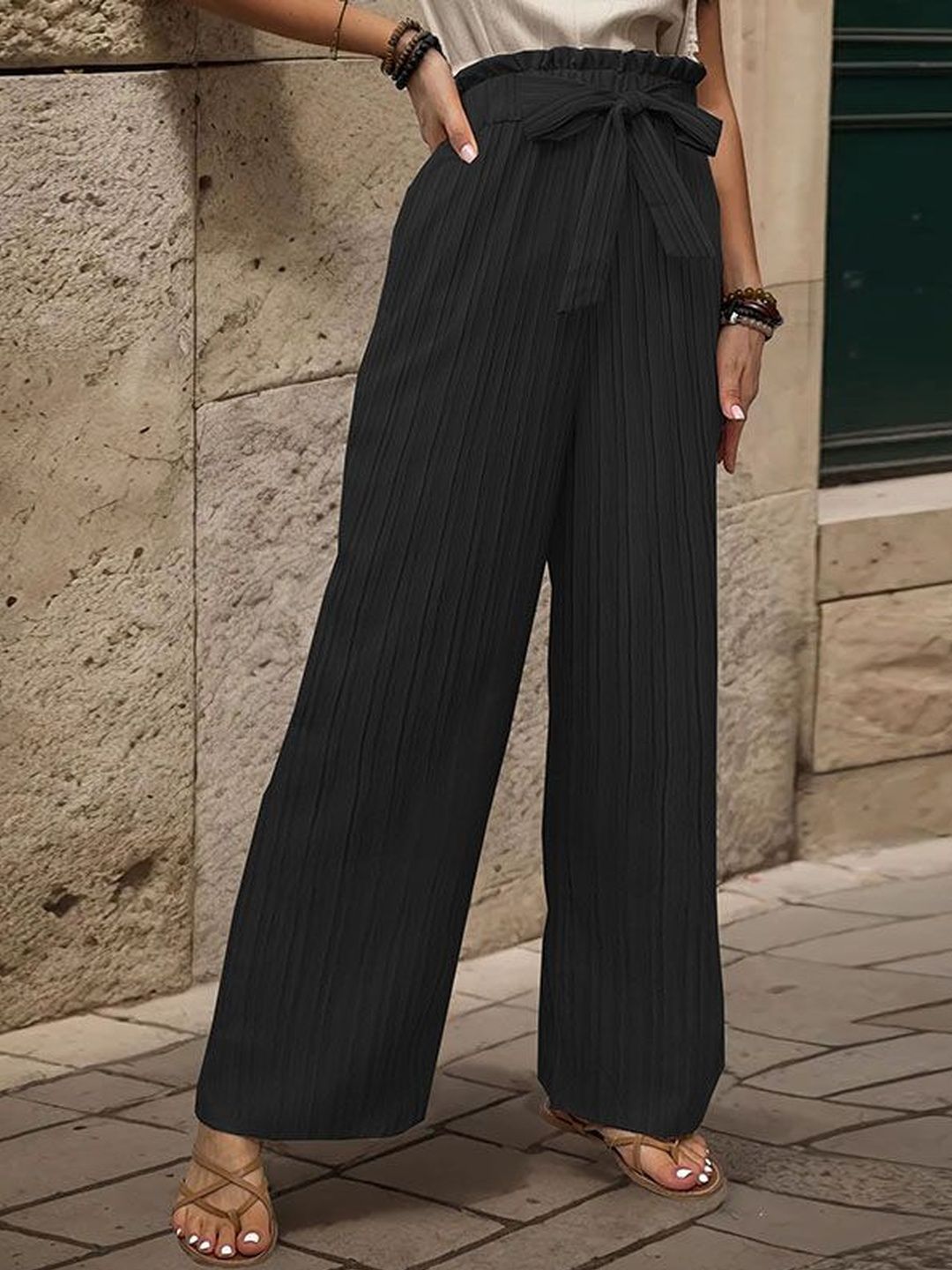 Women High-Rise Non Iron Trousers