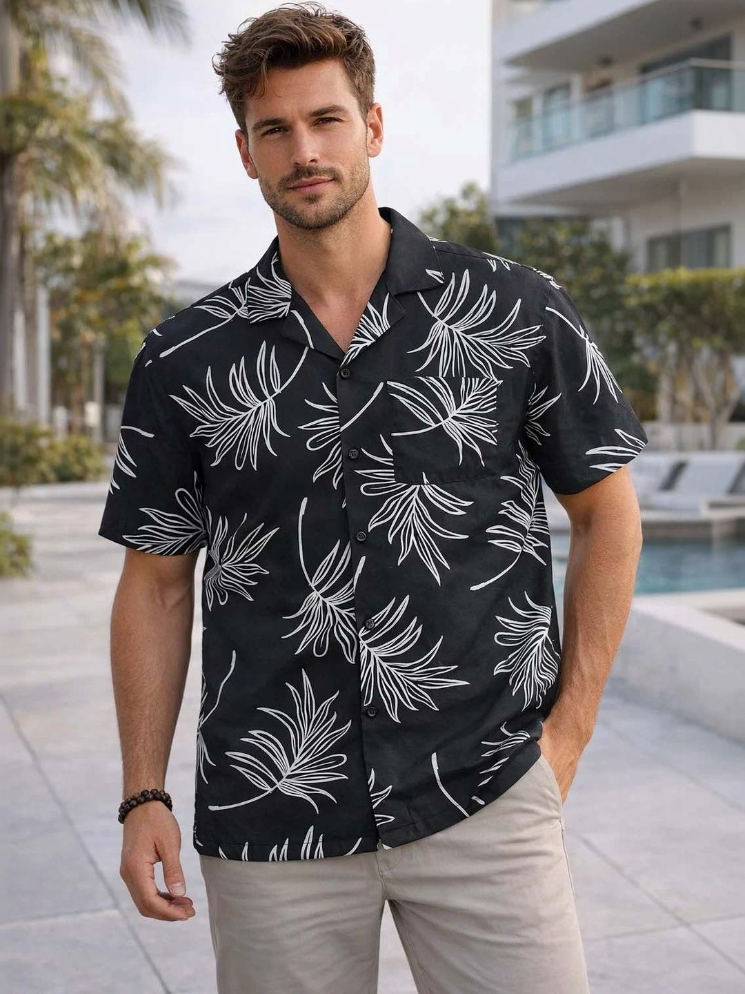 Men Floral Casual Shirt