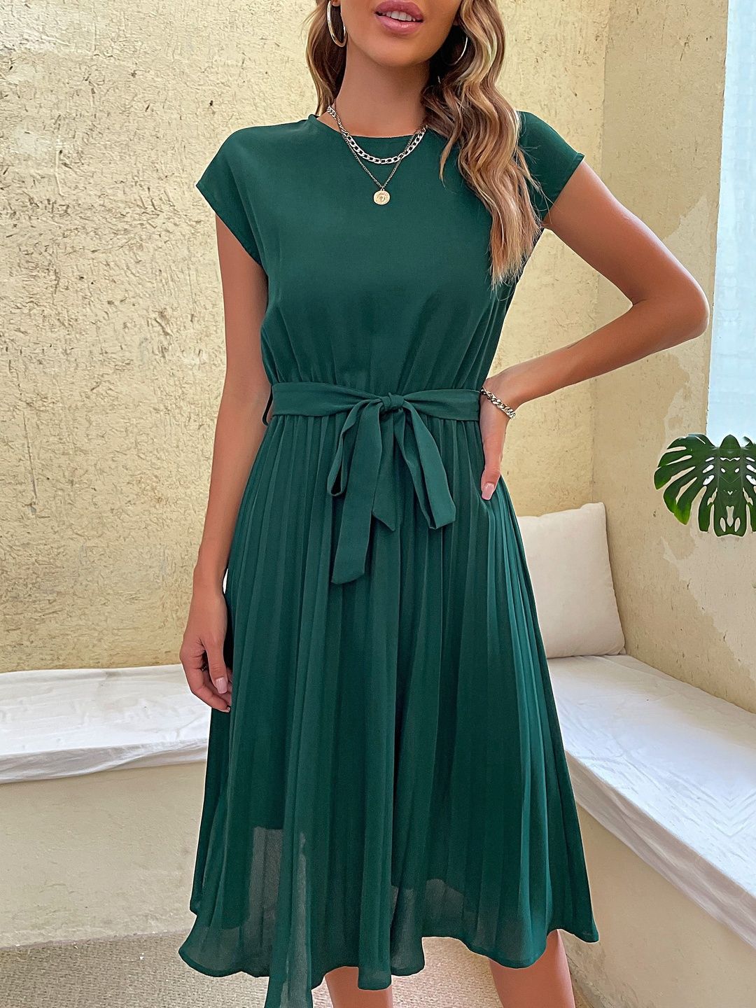 A-Line Midi Dress