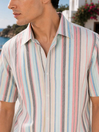 Men Striped Casual Shirt