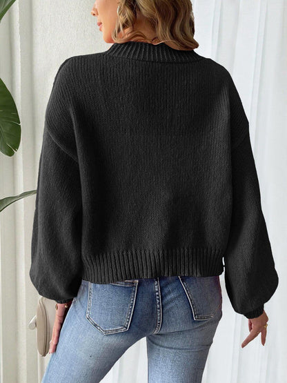 Women Cardigan with Applique Detail