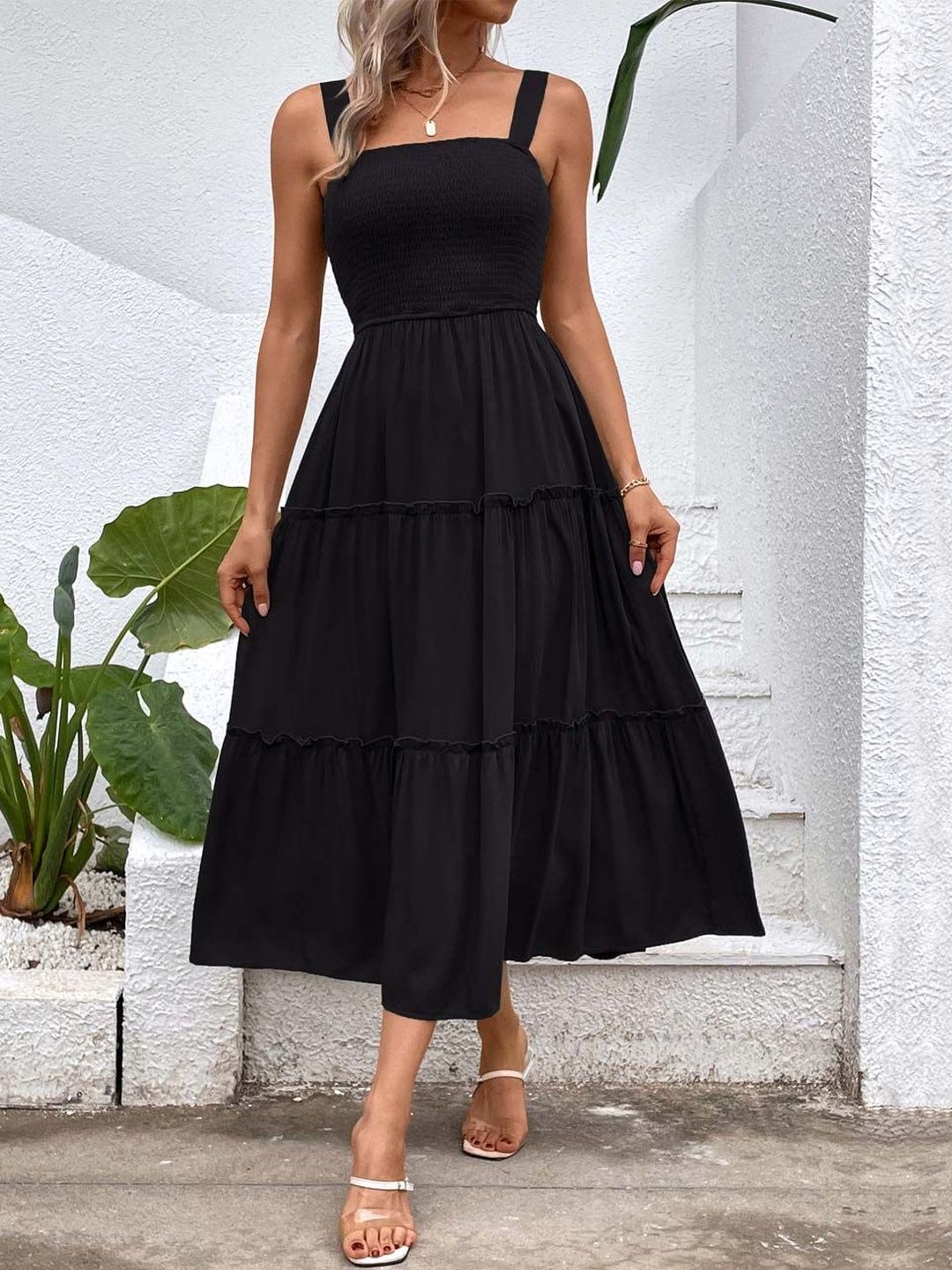 NOWI A-Line Midi Dress