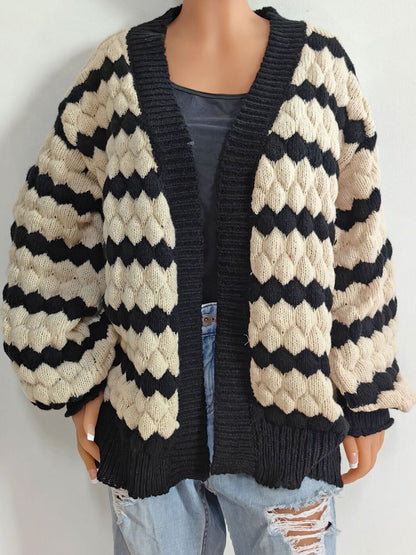 Women Colourblocked Cardigan