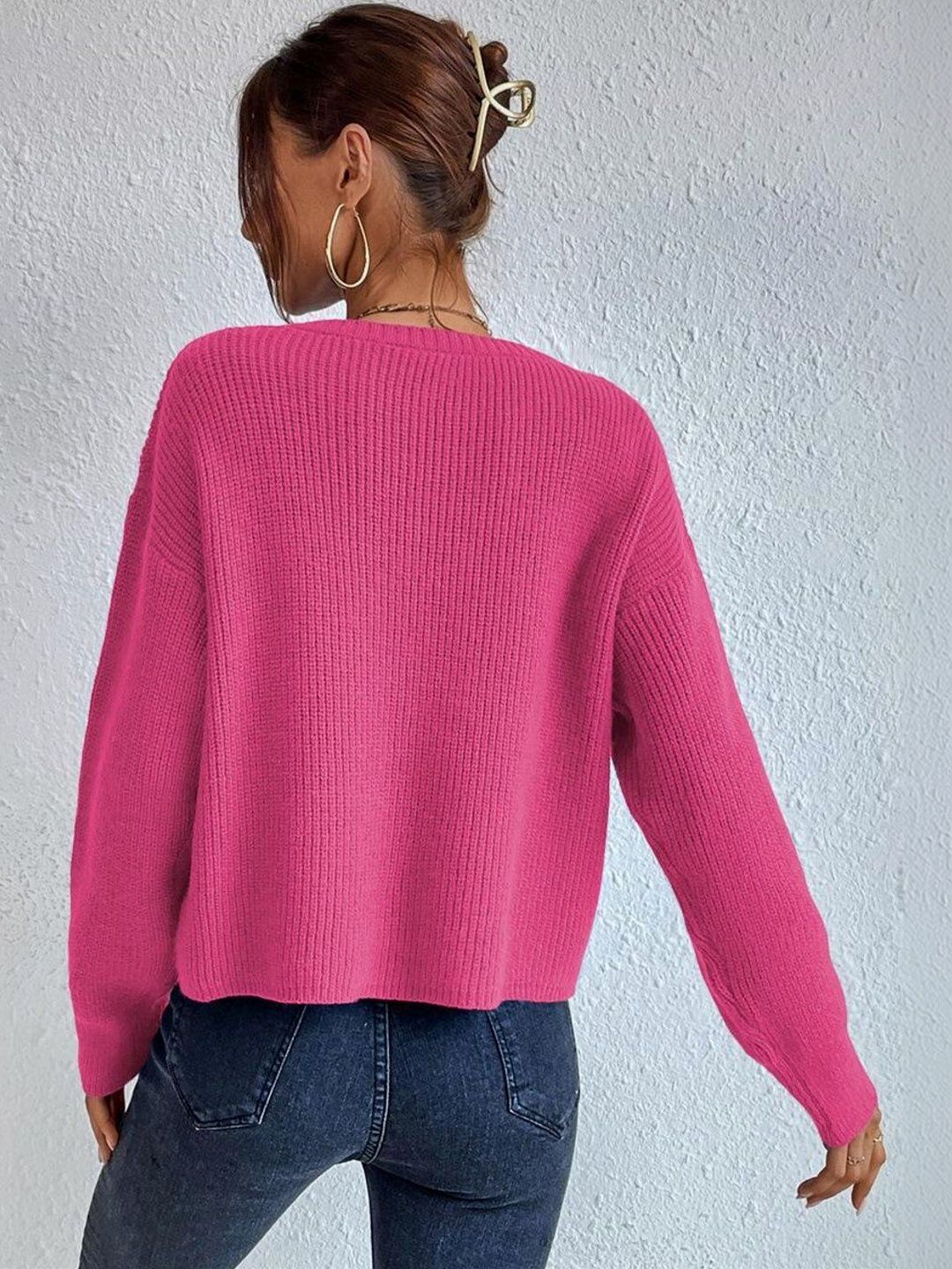 Women Ribbed Pullover