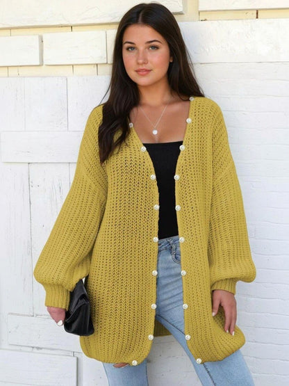 Women Ribbed Cardigan
