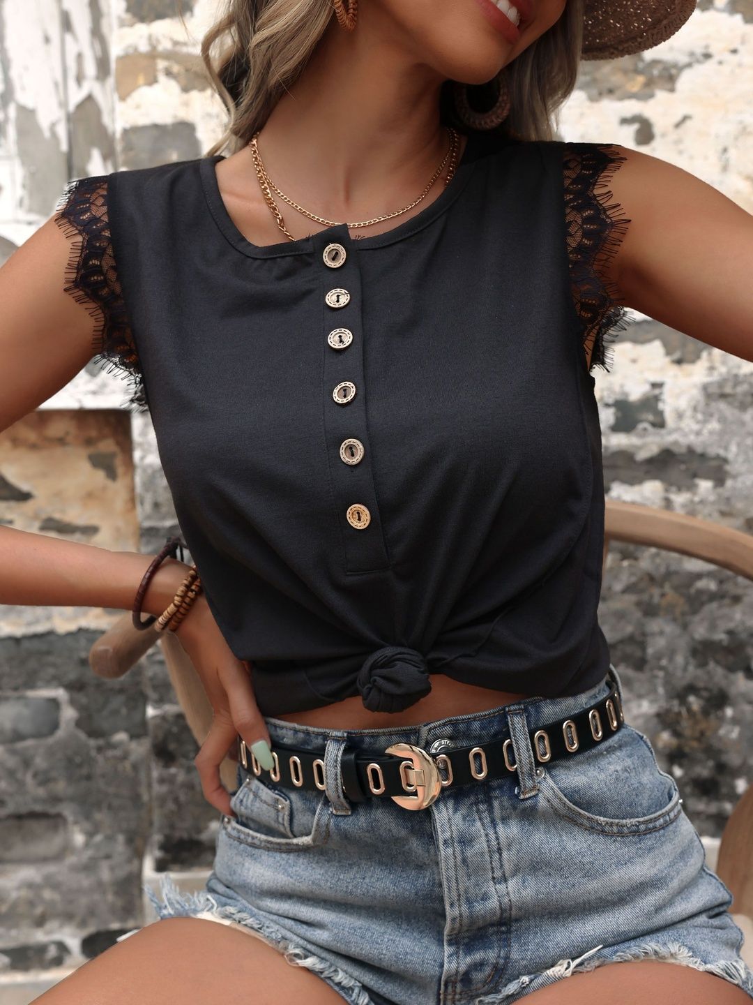 Ruffles Cotton Top