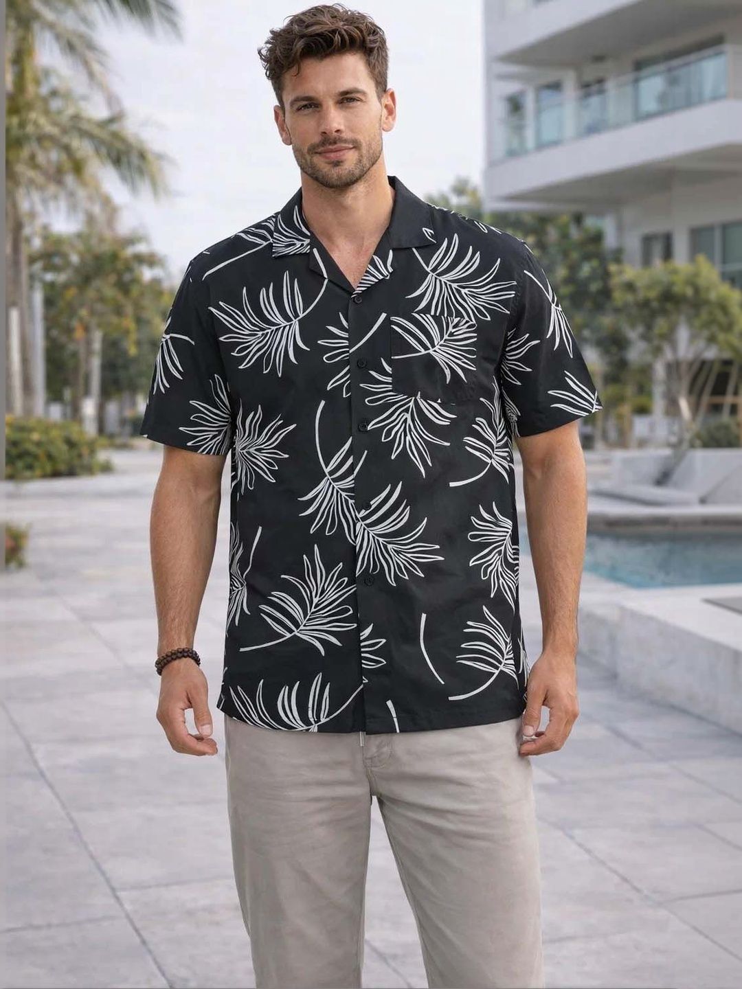 Men Floral Casual Shirt