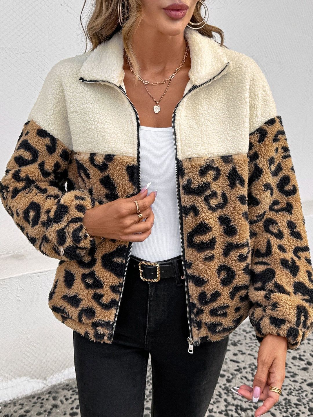 Women Colourblocked Jacket