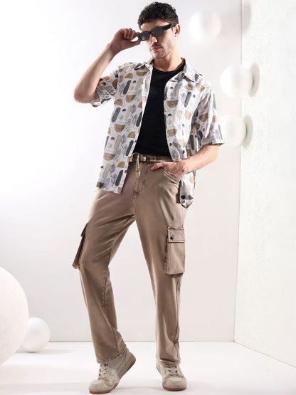 Men Jogger Mid-Rise Light Fade Stretchable Jeans