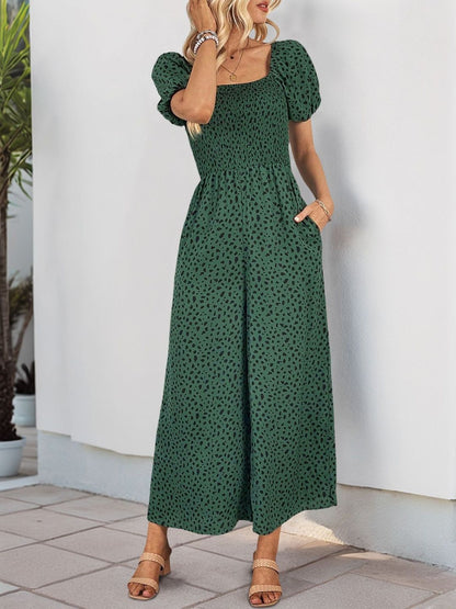 Printed Basic Jumpsuit