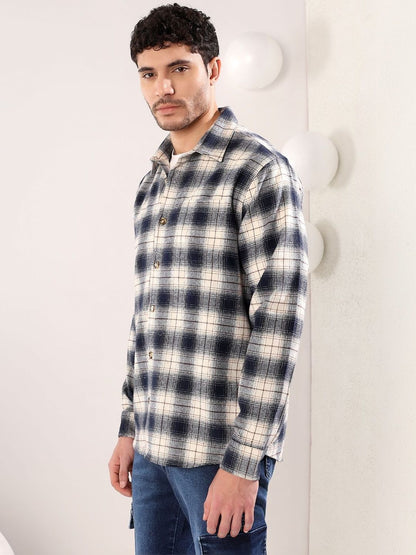 Men Checked Casual Shirt