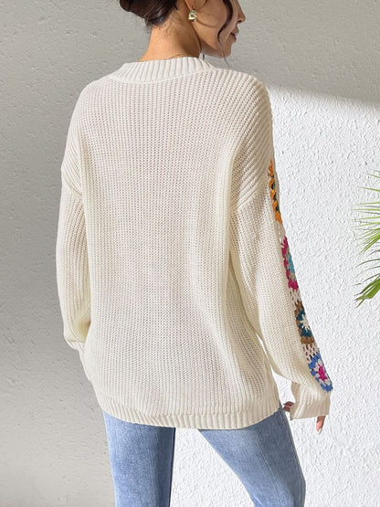 Women Colourblocked Pullover