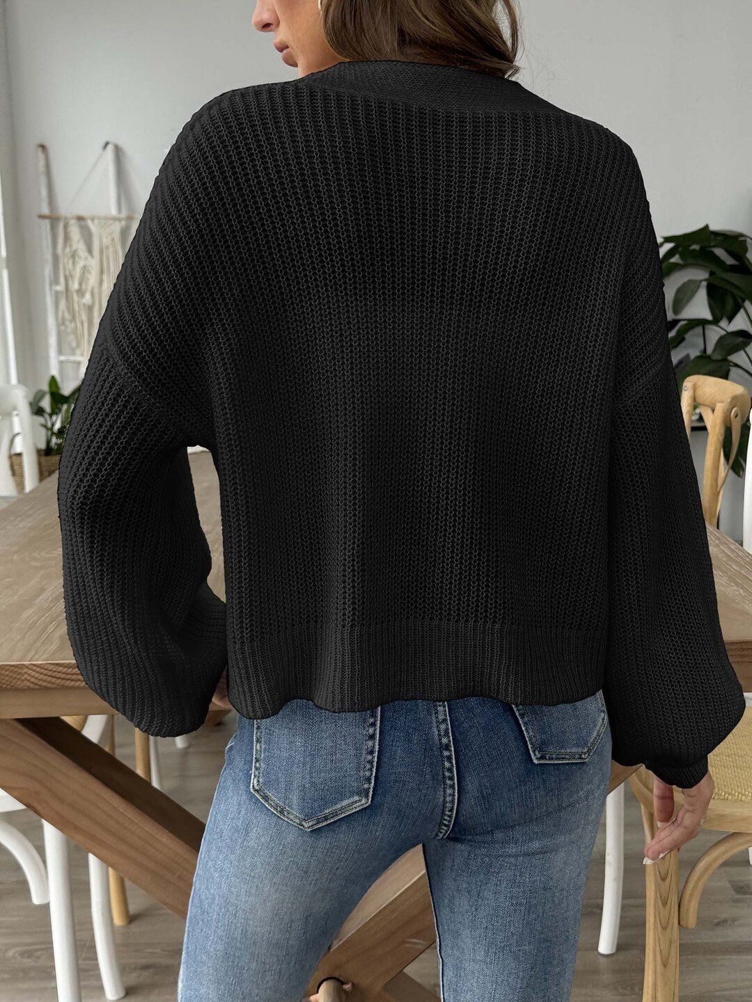 Women Ribbed Cardigan