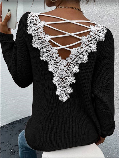 Women Ribbed Pullover