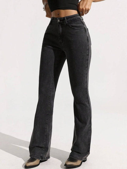 Women Bootcut High-Rise Light Fade Stretchable Jeans