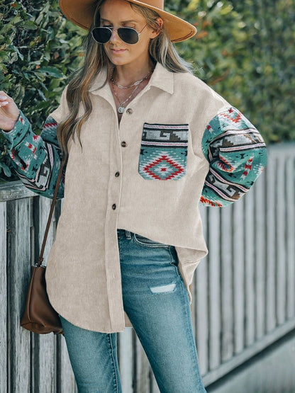 Women Colourblocked Casual Shirt