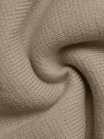 Women's Beige Colourblocked Cardigan