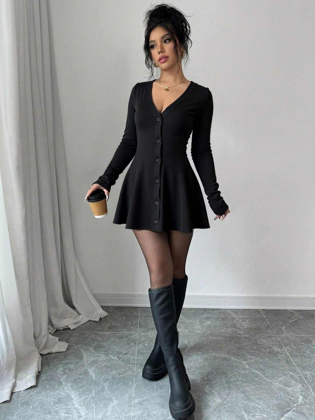 NOWI Fit & Flare Dress