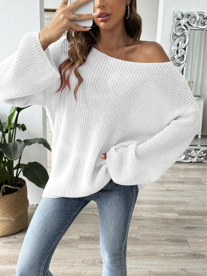 Women Ribbed Pullover