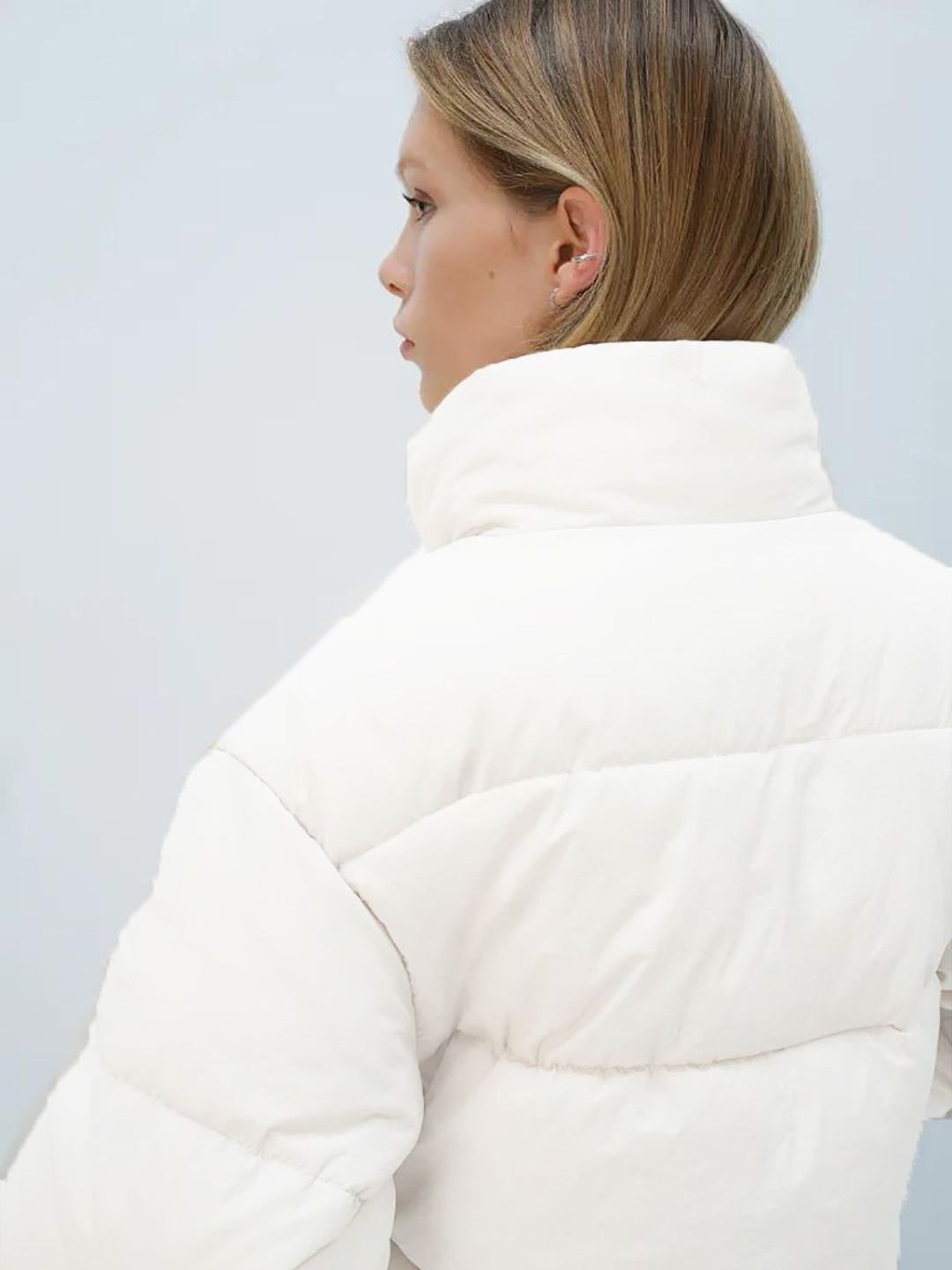 NOWI Women Lightweight Crop Puffer Jacket