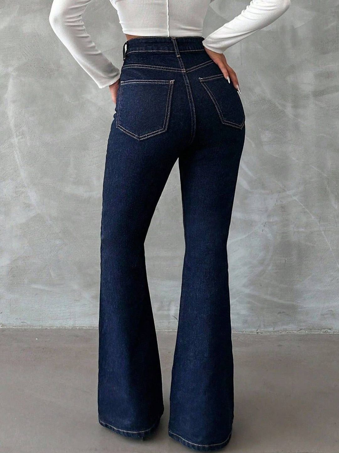 Women straight fit High-Rise Stretchable Jeans
