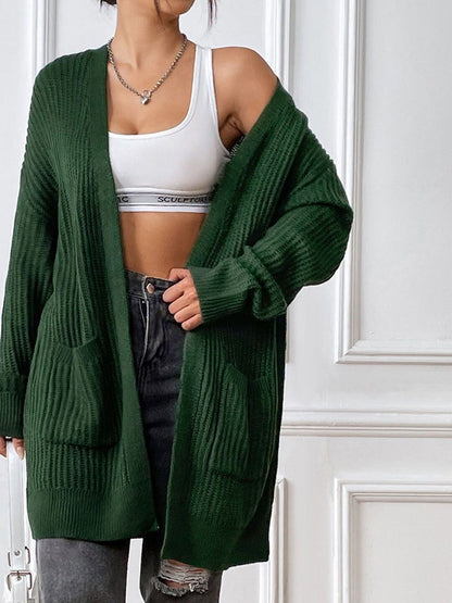 Women Ribbed Cardigan