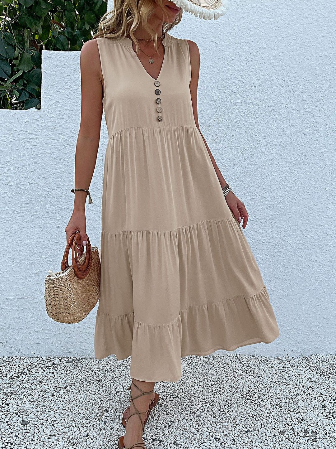 A-Line Midi Dress