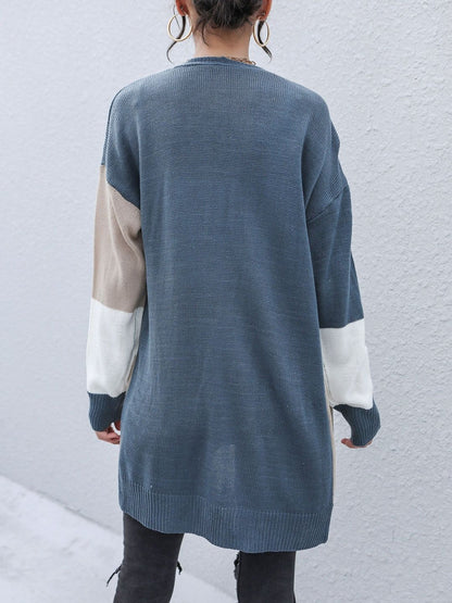 Women's Blue Colourblocked