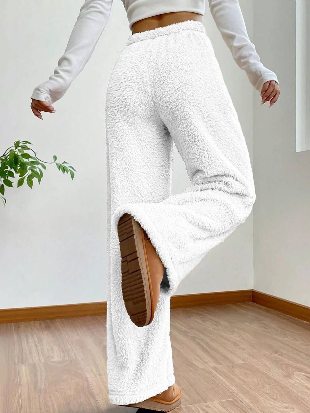 Women High-Rise Easy Wash Trousers