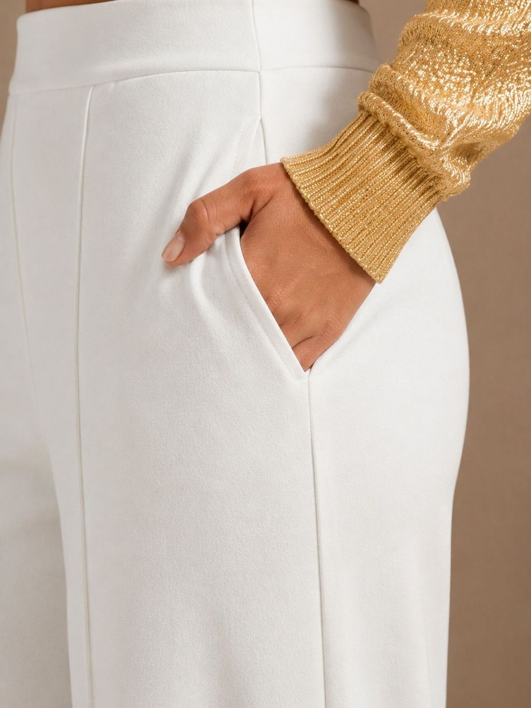 Women Relaxed High-Rise Trousers