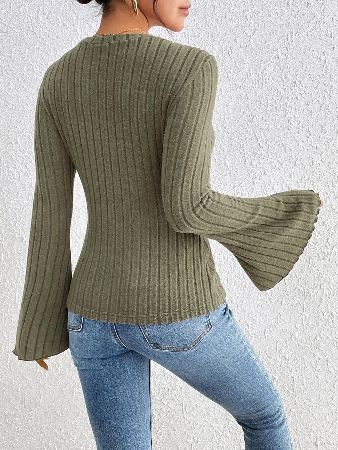 Women Ribbed Pullover