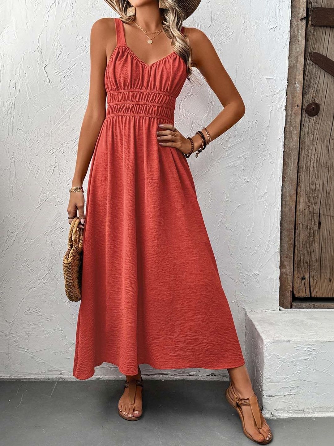 Fit & Flare Midi Dress