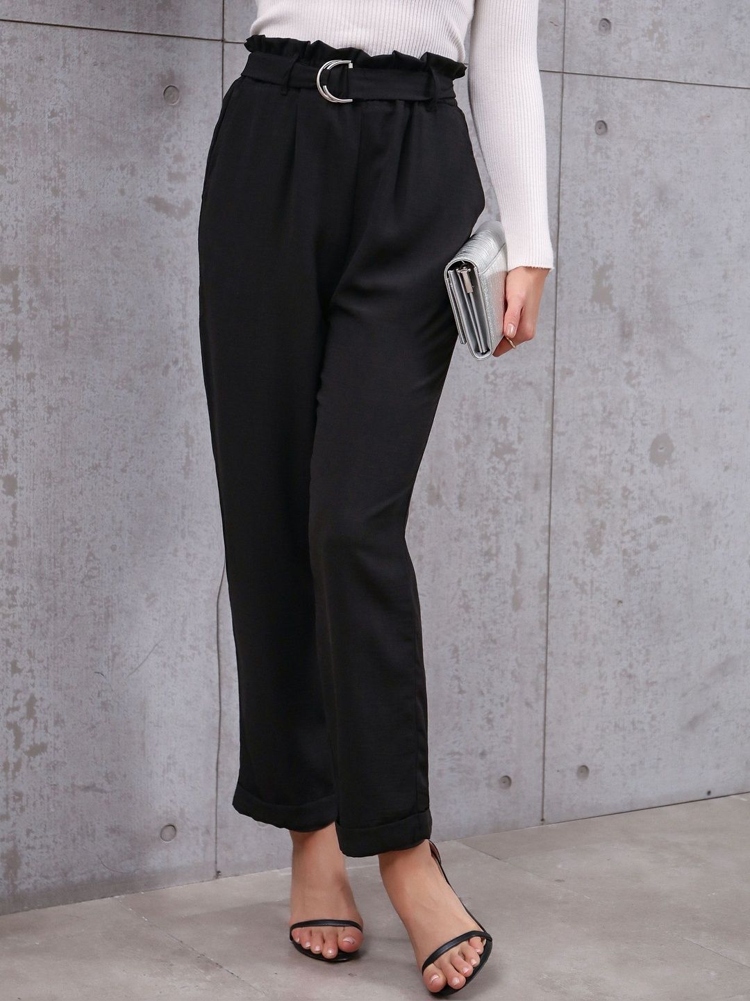Women Non Iron Pleated Trousers
