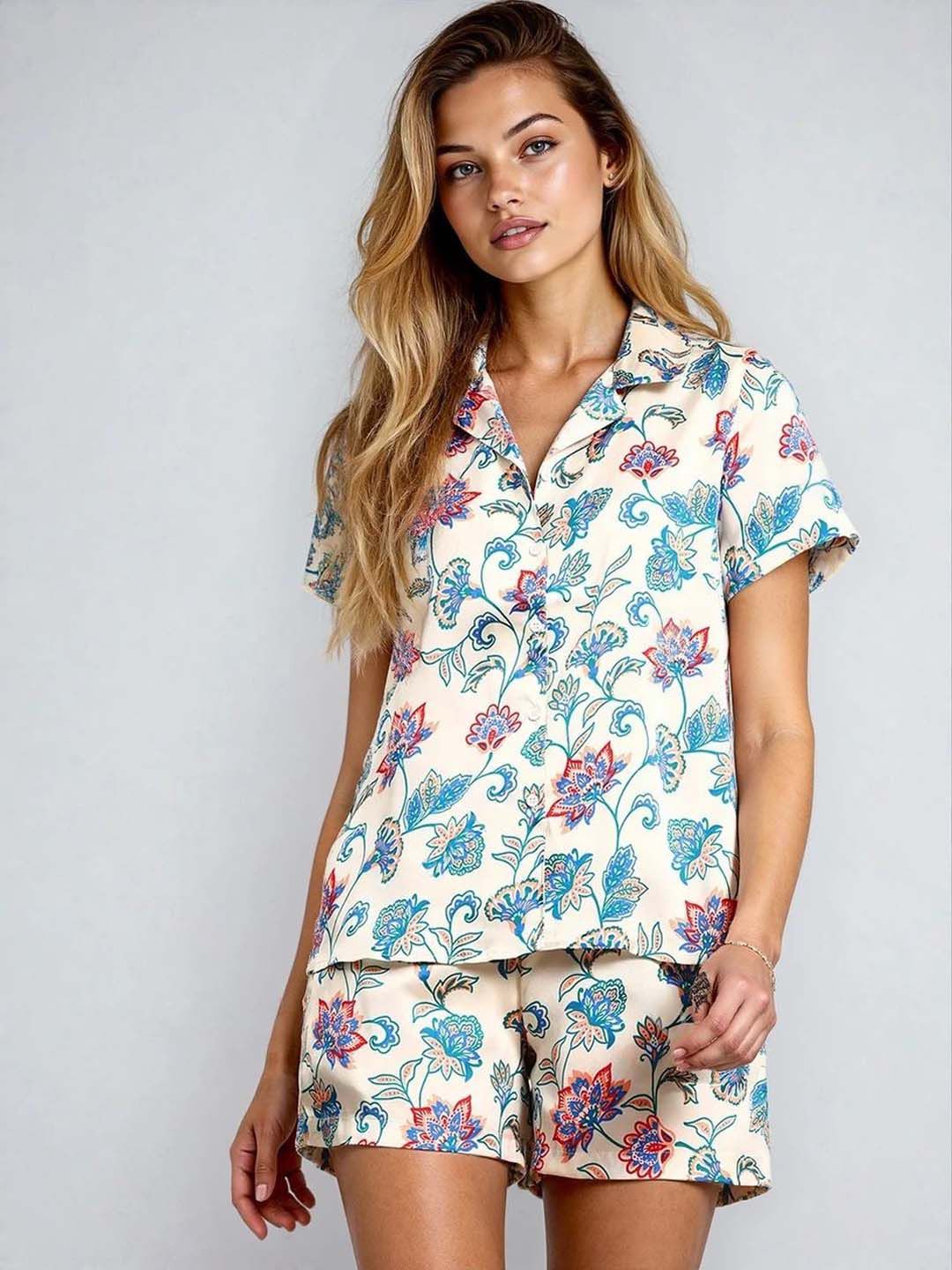NOWI Women Printed Night suit