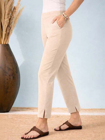 Women Wrinkle Free Trousers