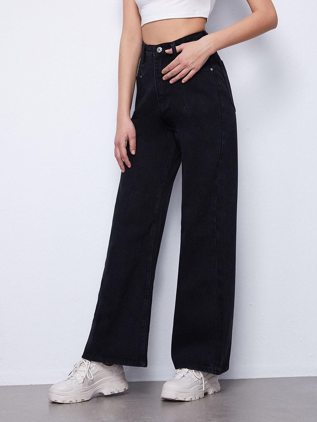 NOWI Women Bootcut High-Rise Stretchable Jeans