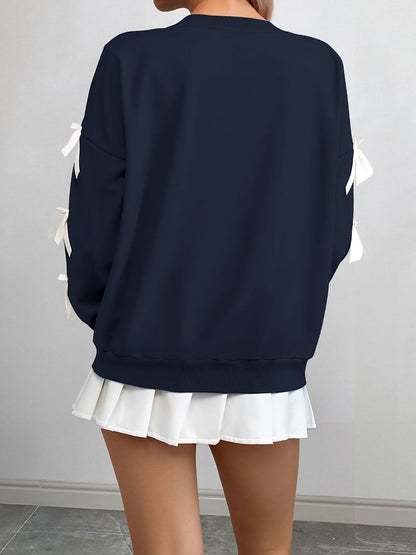 Women's Blue Nowi Women Embellished Sweatshirt