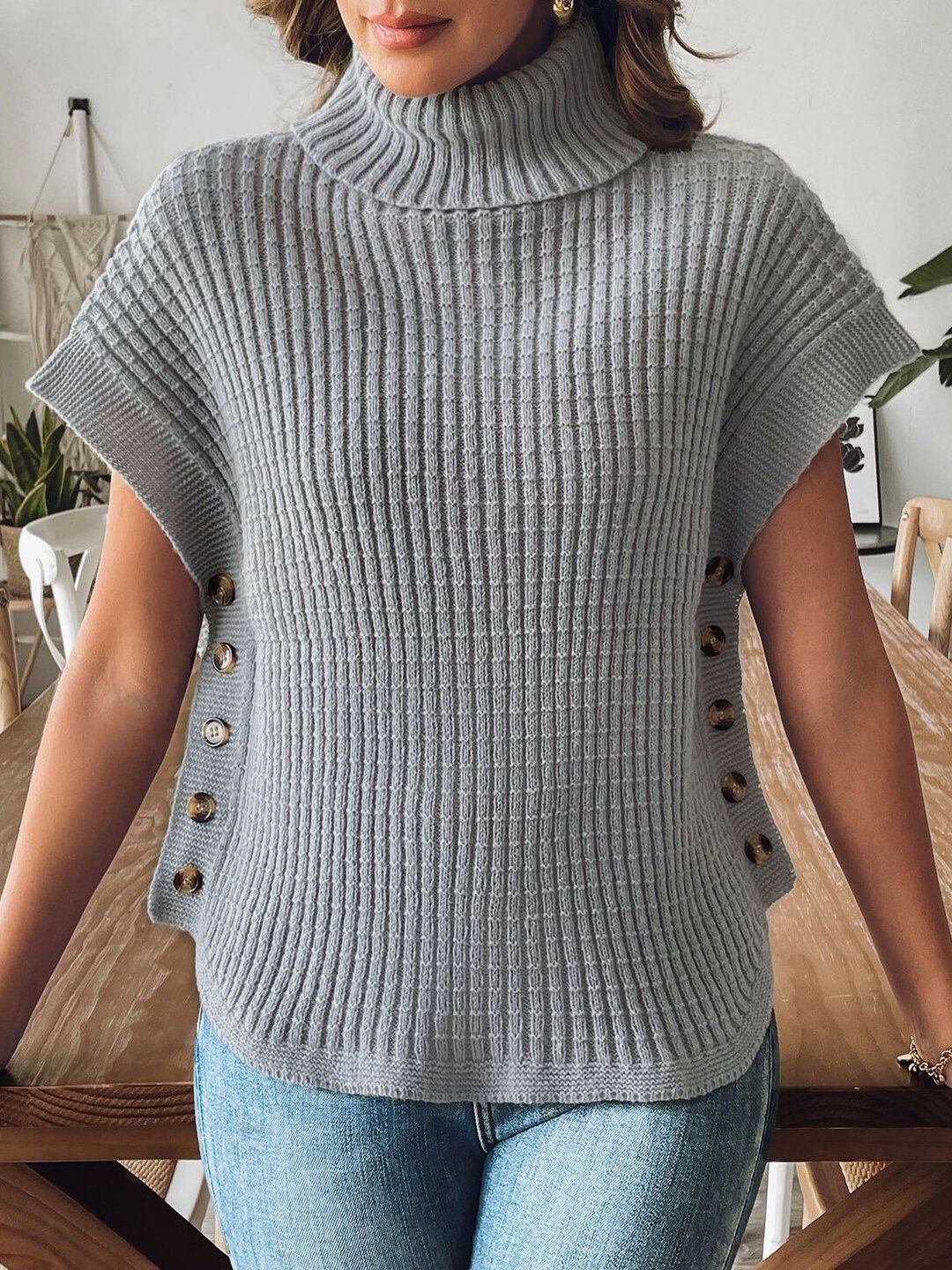 Women Ribbed Pullover