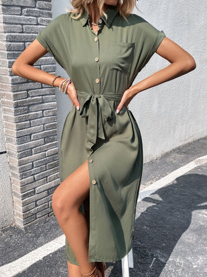 Shirt Midi Dress