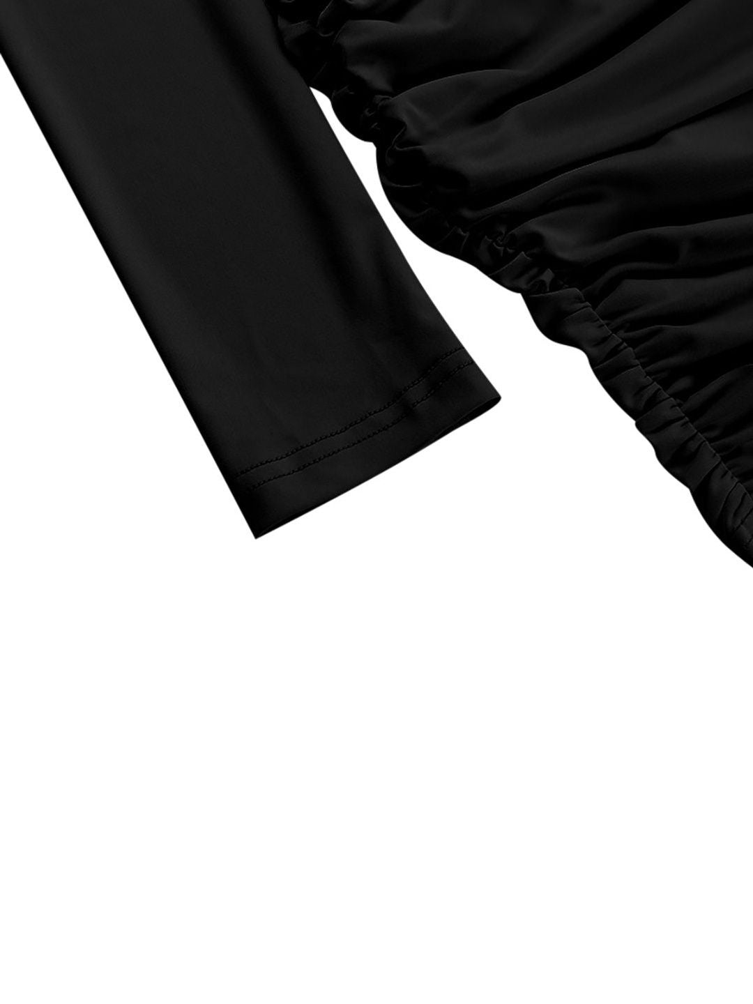 Women's Black Off-Shoulder Bodycon Mini Dress Blend
