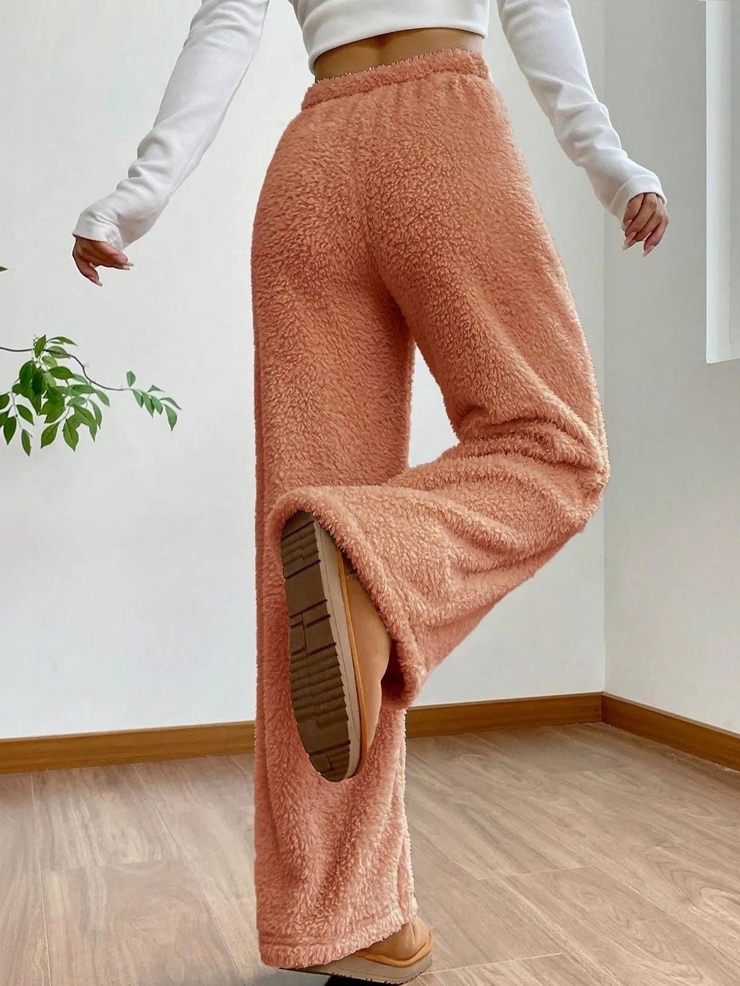 Women High-Rise Easy Wash Trousers