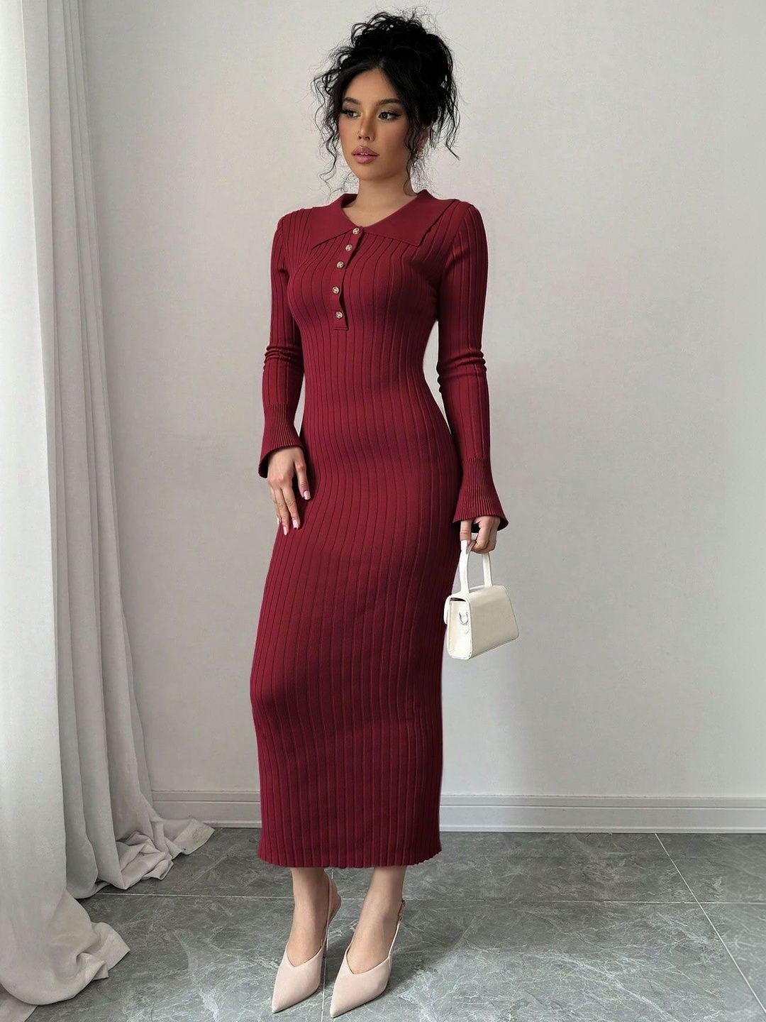 NOWI Bodycon Midi Dress