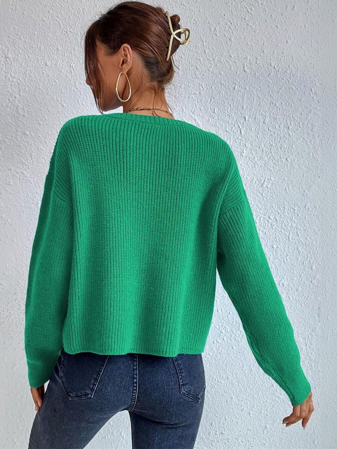 Women Ribbed Pullover