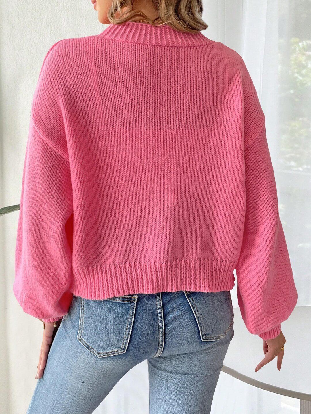 Women Cardigan with Applique Detail