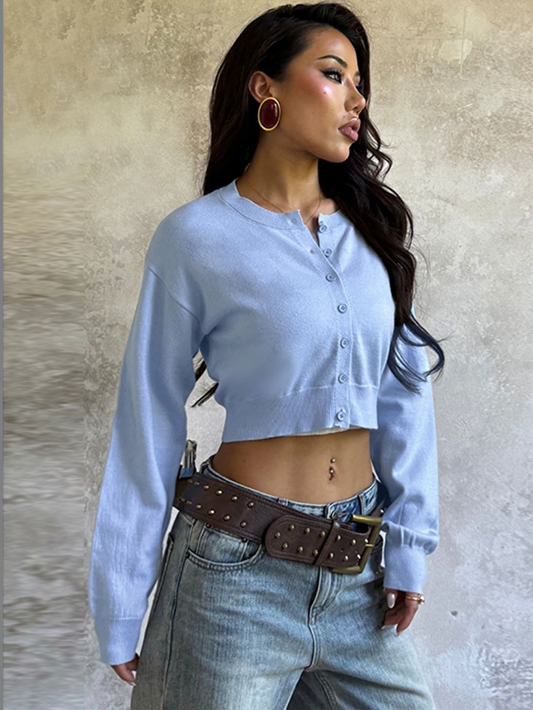 NOWI Women Crop Cardigan